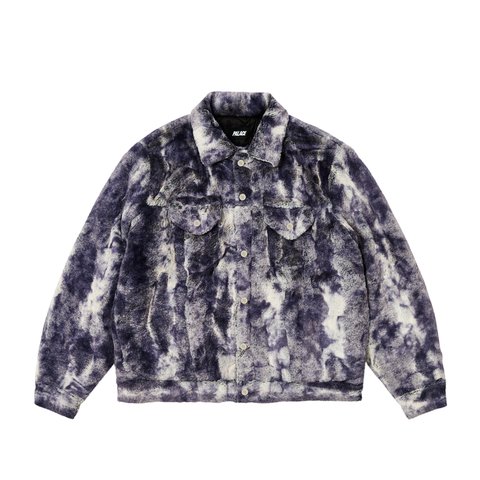 Palace FURRY TRUCKER JACKET GREY - Colorway