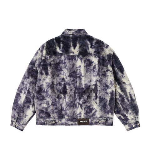 Palace FURRY TRUCKER JACKET GREY - Colorway