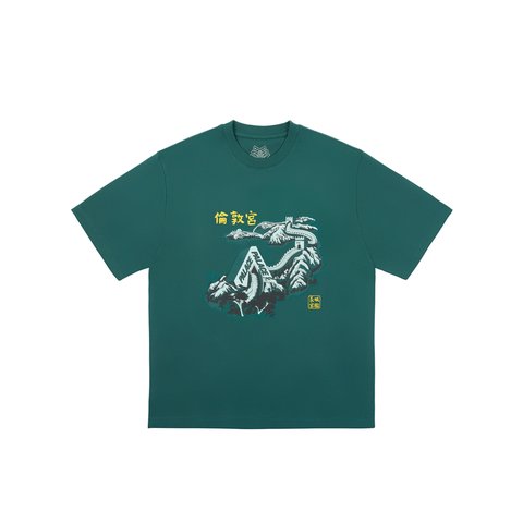 Palace GREAT WALL OF TRI-NA T-SHIRT RACEY GREEN - Colorway