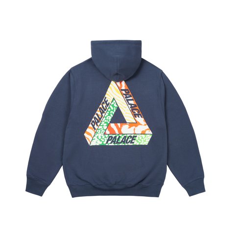 Palace JUNGLE DREAM HOOD NAVY - Colorway