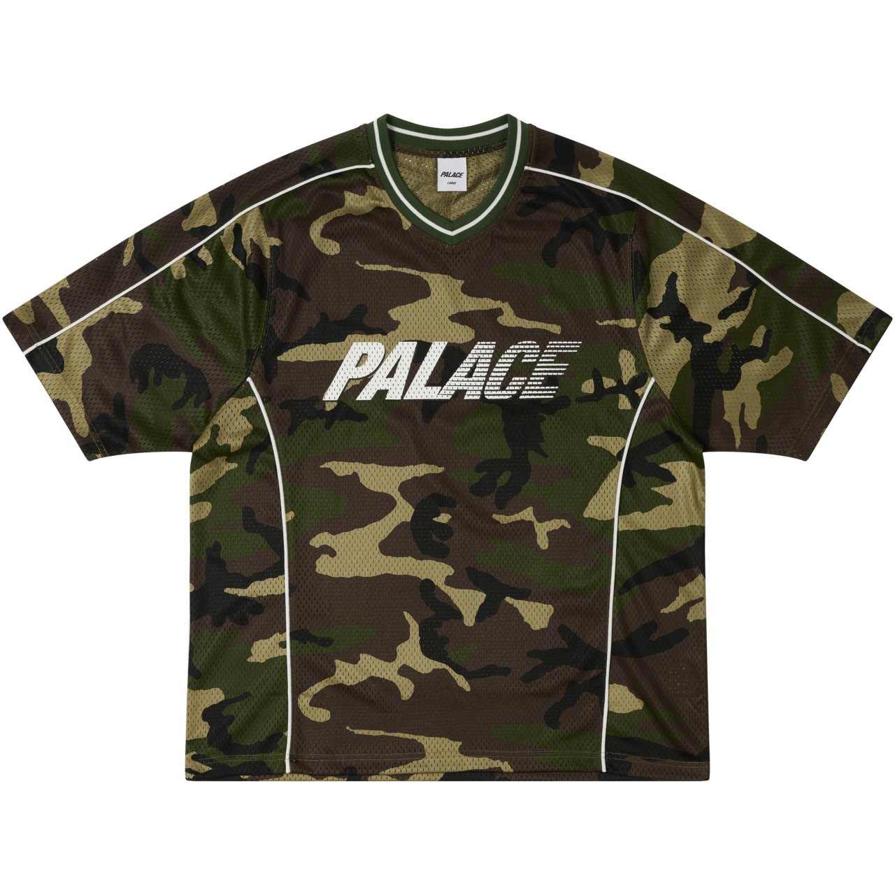 MESH JERSEY WOODLAND CAMO