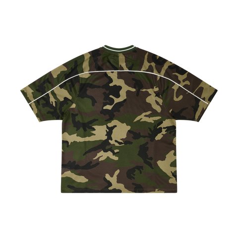 Palace MESH JERSEY WOODLAND CAMO - Colorway