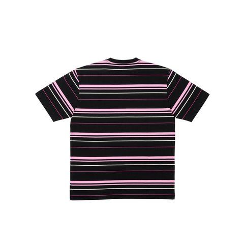 Palace MULTI STRIPER T-SHIRT BLACK - Colorway