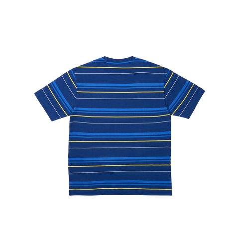 Palace MULTI STRIPER T-SHIRT NAVY - Colorway