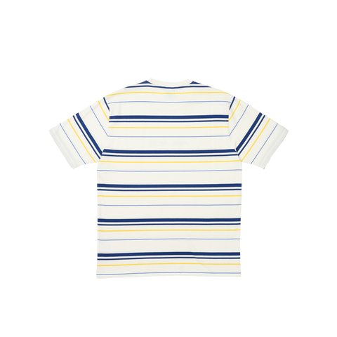Palace MULTI STRIPER T-SHIRT WHITE - Colorway