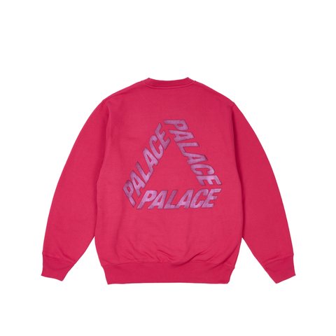 Palace P3 GLITTER CREW BERRY RED - Colorway