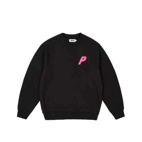 Palace P3 GLITTER CREW BLACK - Colorway