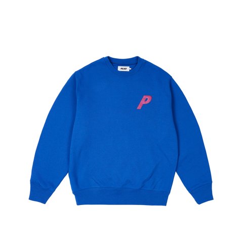 Palace P3 GLITTER CREW BLUE BERRY - Colorway