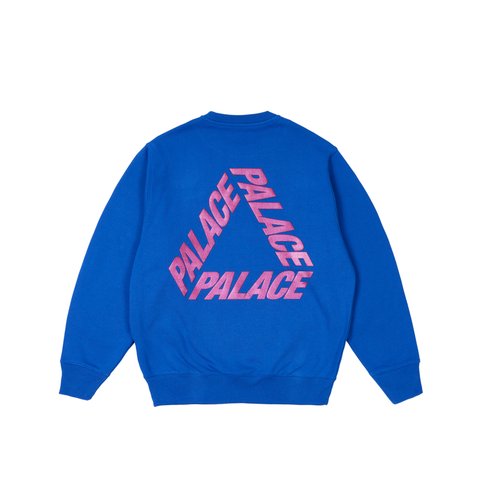 Palace P3 GLITTER CREW BLUE BERRY - Colorway