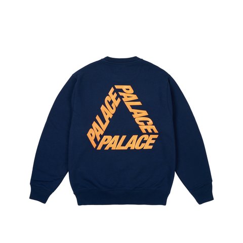 Palace P3 GLITTER CREW NAVY - Colorway