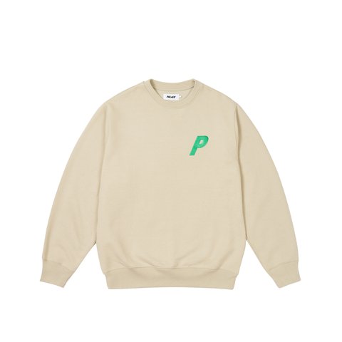 Palace P3 GLITTER CREW STONEY GREY - Colorway
