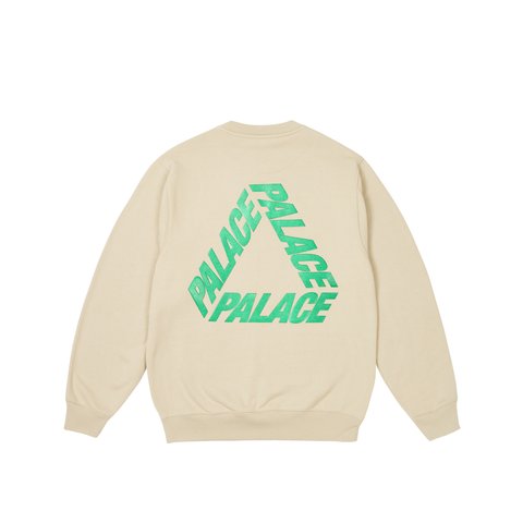 Palace P3 GLITTER CREW STONEY GREY - Colorway