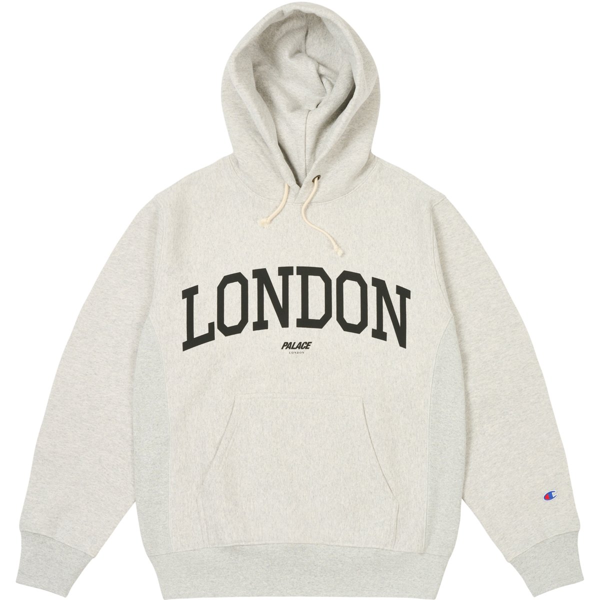 Palace PALACE CHAMPION SHOP HOOD LONDON GREY MARL (Autumn 2024)