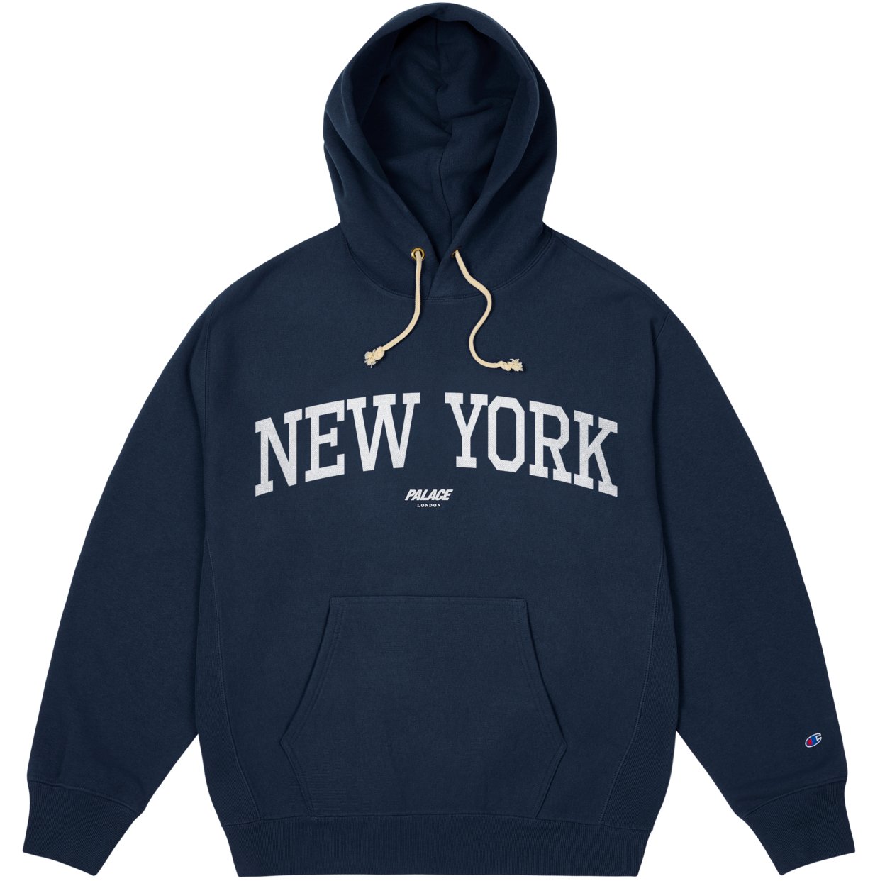 PALACE CHAMPION SHOP HOOD NEW YORK NAVY