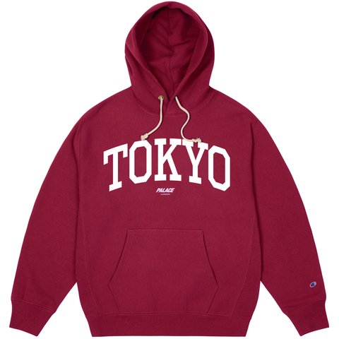 Palace PALACE CHAMPION SHOP HOOD TOKYO BURGUNDY