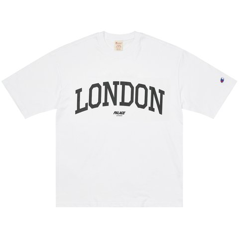 Palace PALACE CHAMPION SHOP T-SHIRT LONDON WHITE