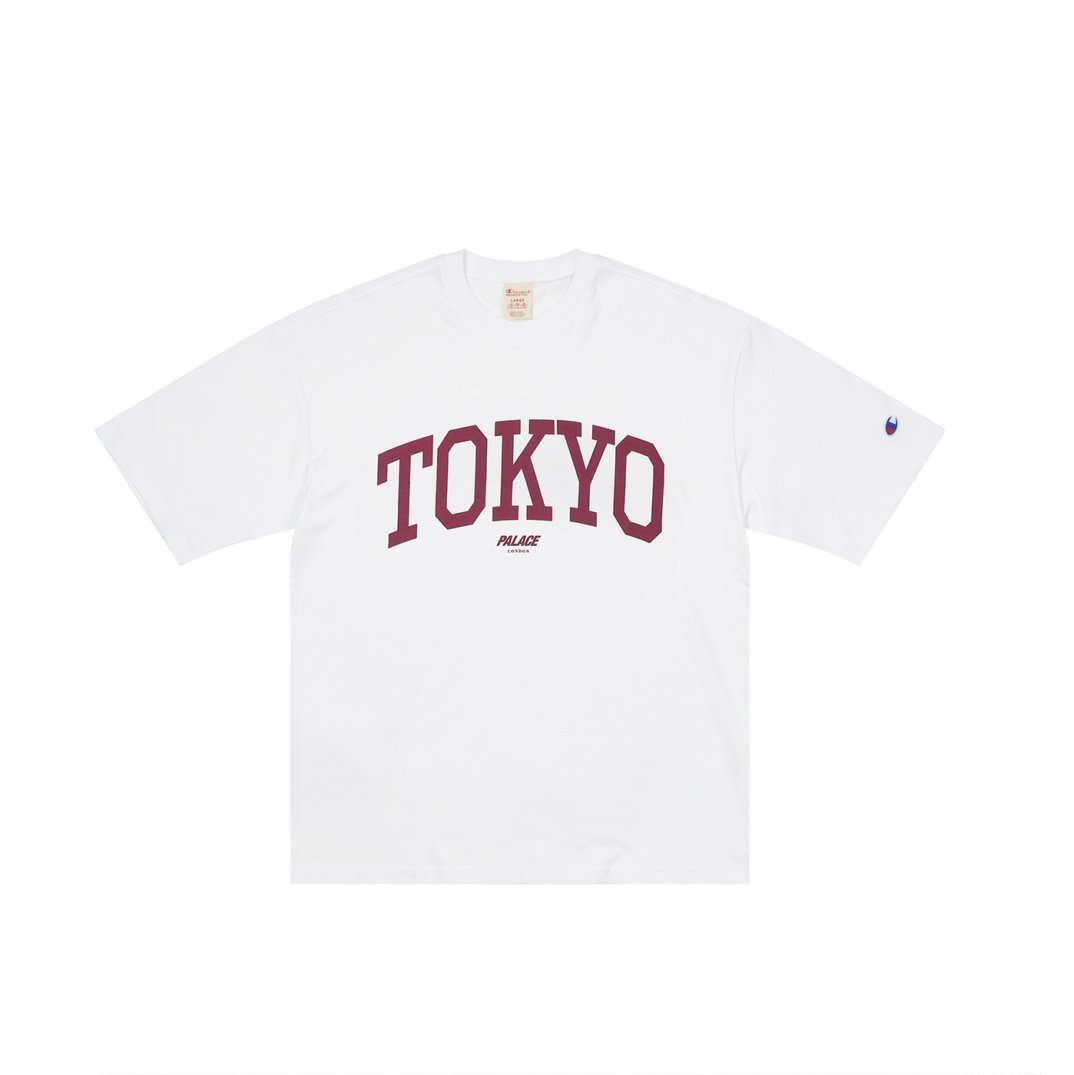 PALACE CHAMPION SHOP T-SHIRT TOKYO WHITE