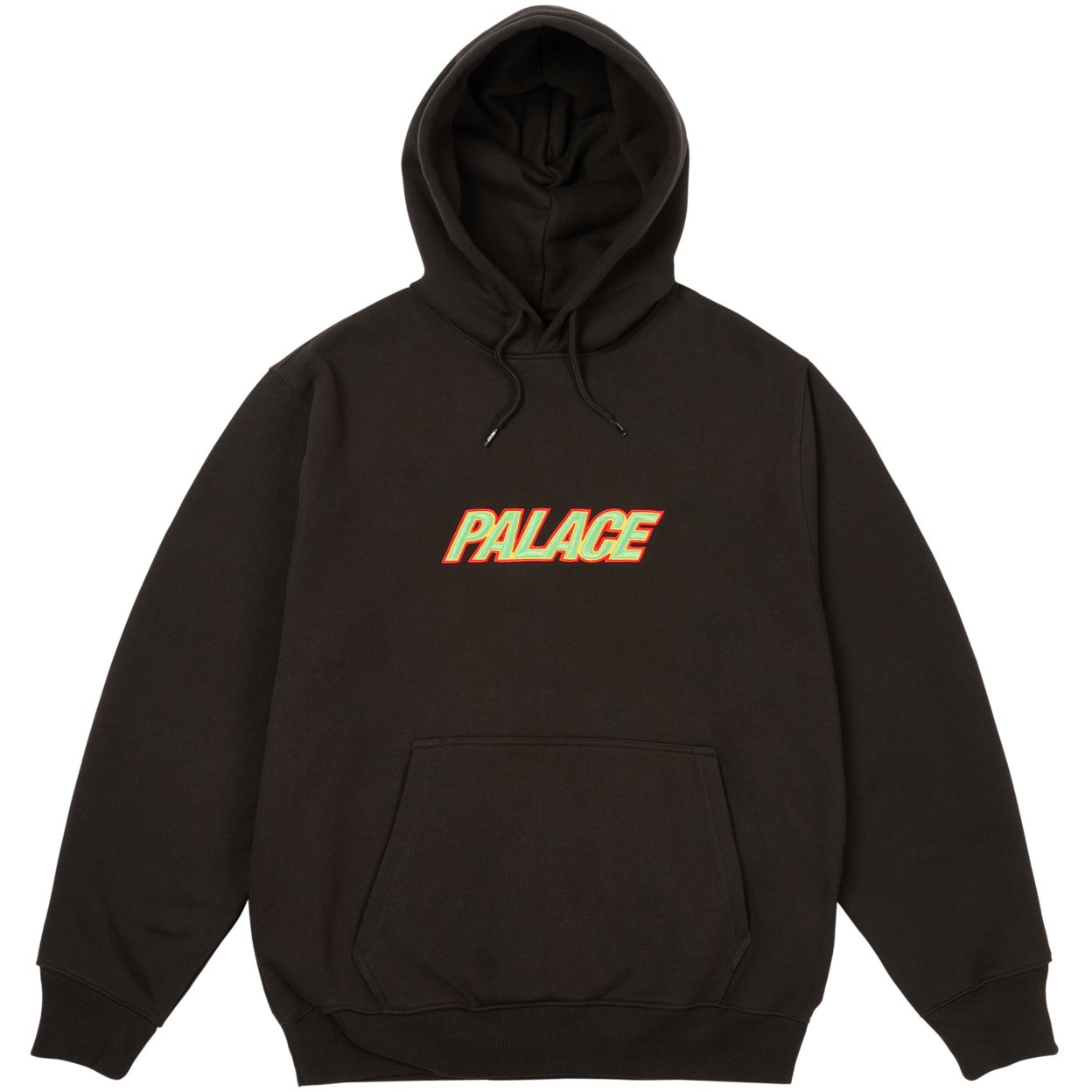 PALACE FONT HOOD BLACK