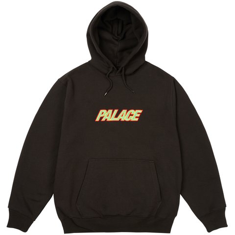 PALACE FONT HOOD BLACK