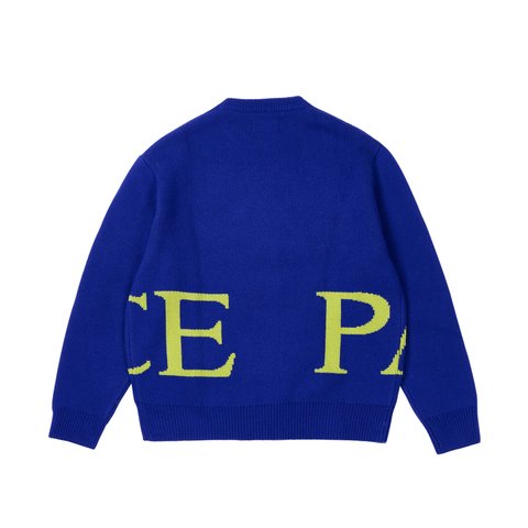 Palace PALACE GUARD KNIT ROYAL BLUE - Colorway