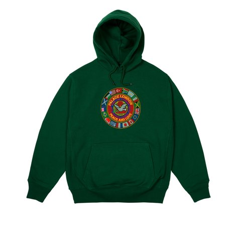 Palace PALACE NATIONS HOOD RACEY GREEN - Colorway