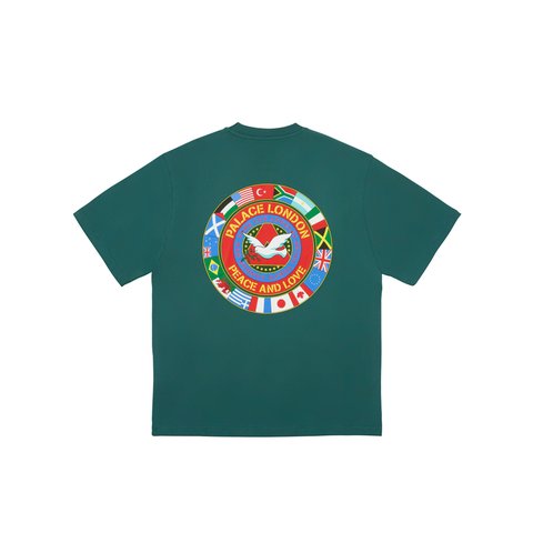 Palace PALACE NATIONS T-SHIRT RACEY GREEN - Colorway