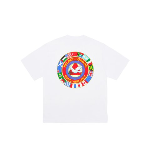 Palace PALACE NATIONS T-SHIRT WHITE - Colorway