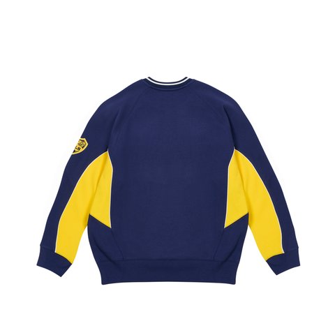 Palace PALAMAT CREW NAVY / YELLOW - Colorway