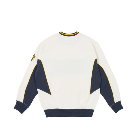 Palace PALAMAT CREW WHITE / NAVY - Colorway