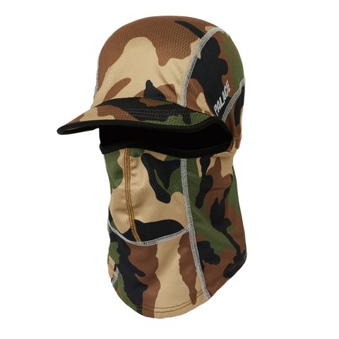 Palace PALTECH PEAK BALACLAVA WOODLAND CAMO - Colorway