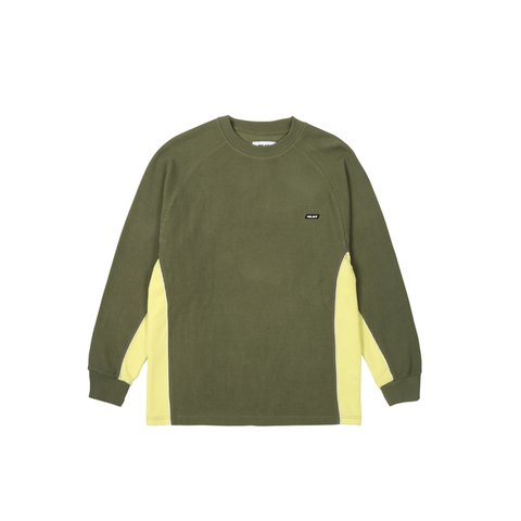 Palace RIB JERSEY LONGSLEEVE THE DEEP GREEN - Colorway