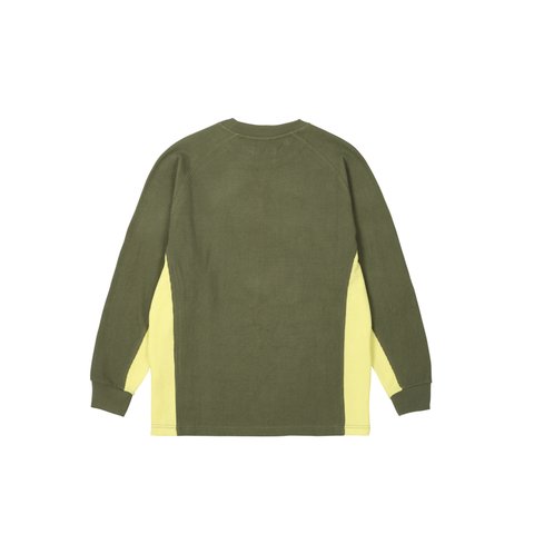 Palace RIB JERSEY LONGSLEEVE THE DEEP GREEN - Colorway