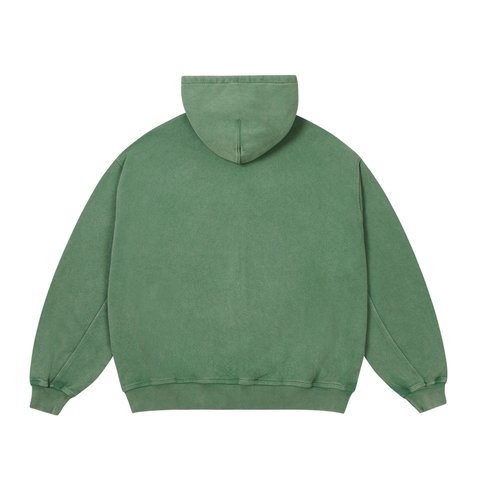 Palace TRIPLE STITCH ZIP HOOD PIGMENT GREEN - Colorway