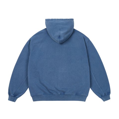 Palace TRIPLE STITCH ZIP HOOD PIGMENT NAVY - Colorway