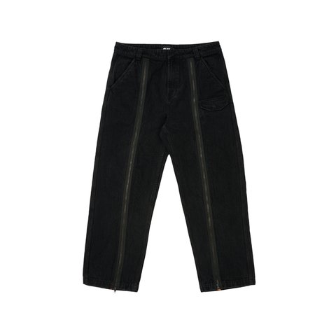 Palace ZIPPED FLIGHT TROUSER BLACK - Colorway