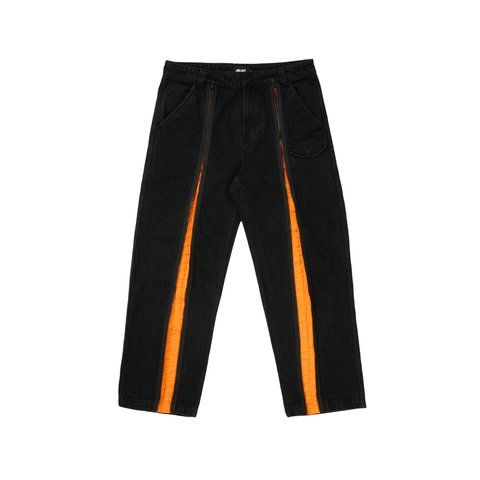 Palace ZIPPED FLIGHT TROUSER BLACK - Colorway