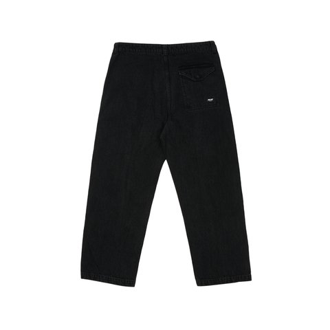 Palace ZIPPED FLIGHT TROUSER BLACK - Colorway