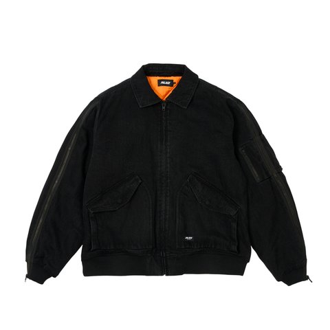 Palace ZIPPED MA-1 BOMBER JACKET BLACK - Colorway