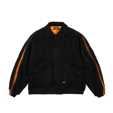 Palace ZIPPED MA-1 BOMBER JACKET BLACK - Colorway