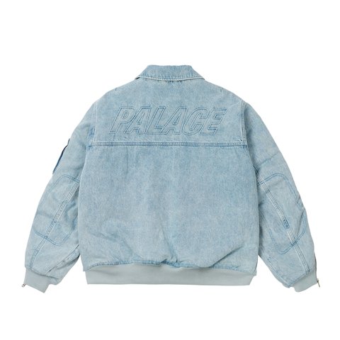 Palace ZIPPED MA-1 BOMBER JACKET STONE WASH - Colorway