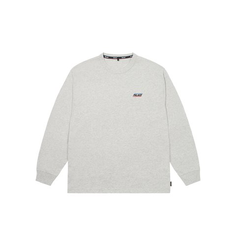 Palace BASICALLY A LONGSLEEVE GREY MARL - Colorway