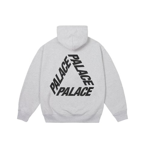 Palace P3 PRINT HOOD GREY MARL - Colorway