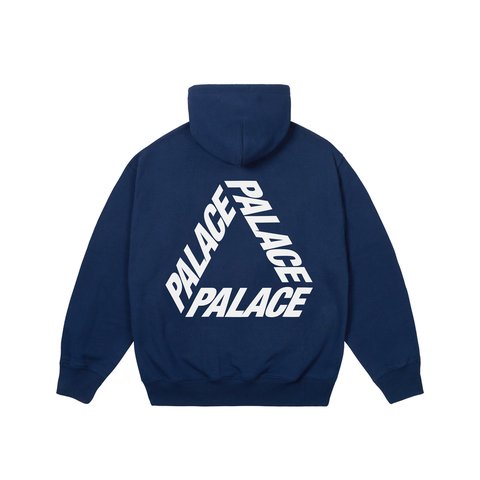 Palace P3 PRINT HOOD NAVY - Colorway