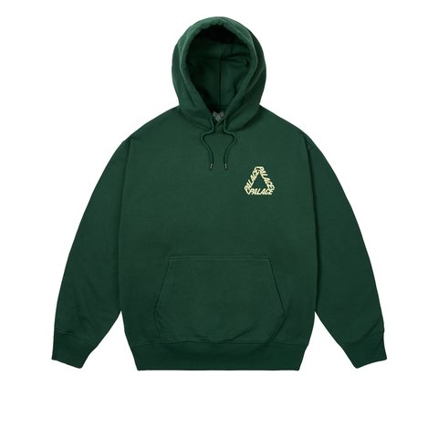 Palace P3 PRINT HOOD RACEY GREEN - Colorway