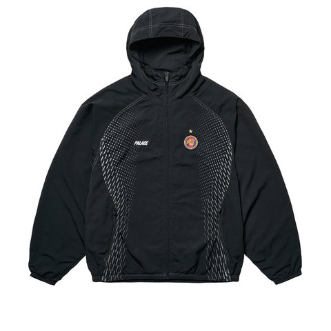 Palace PRO TEAM HOODED SHELL JACKET BLACK - Colorway