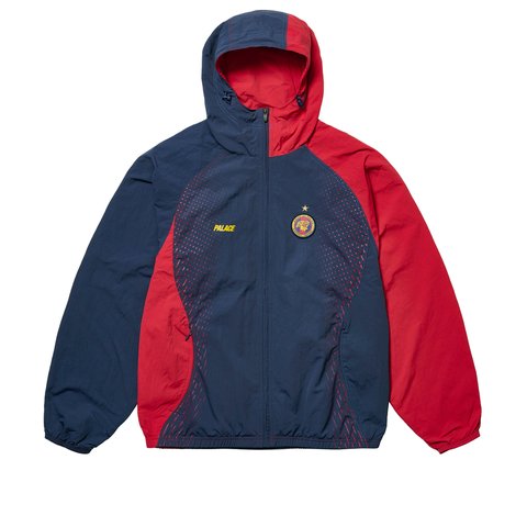 Palace PRO TEAM HOODED SHELL JACKET NAVY - Colorway