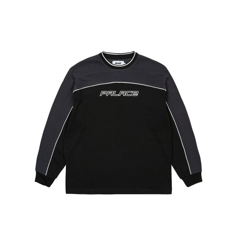 Palace MESH PANEL LONGSLEEVE SLATE - Colorway