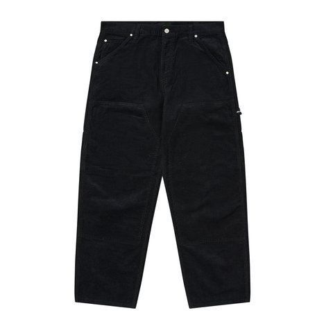 Palace NEEDLE CORD DOUBLE KNEE PANT BLACK - Colorway