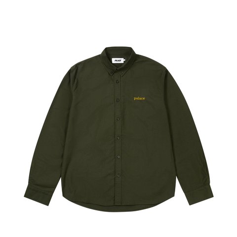 Palace PALACE CLASSIC OXFORD SHIRT OLIVE - Colorway