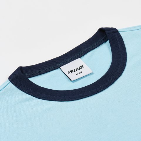 Palace ELIPSE RINGER T-SHIRT SKYLINE BLUE - Colorway